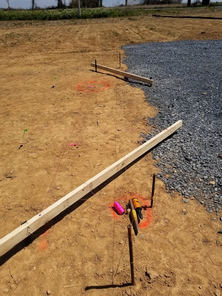 concrete pier installation