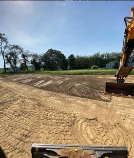 septic system installation thumb