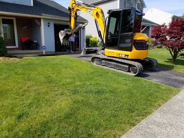sidewalk driveway demolition