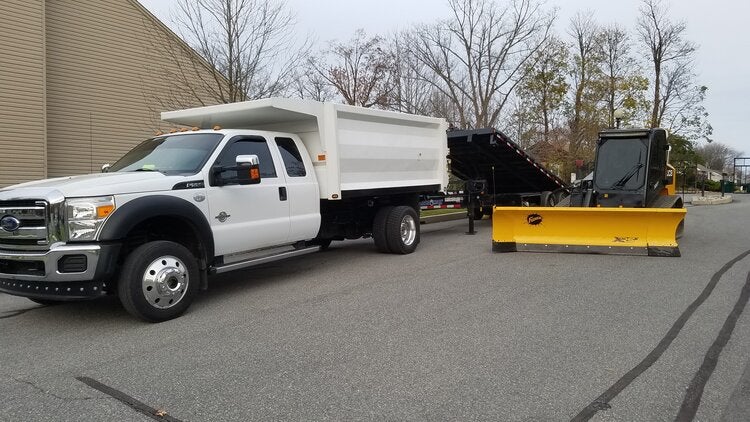 snow plowing removal equipment